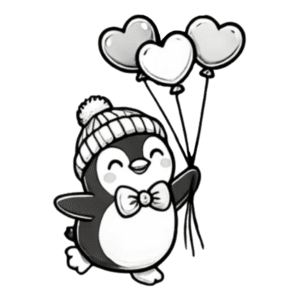 Carte de la Saint Valentin à colorier pour les enfants
