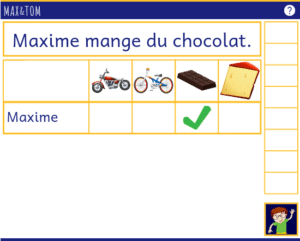 Jeu en ligne pour apprendre à lire - Lire des phrases avec des mots en o