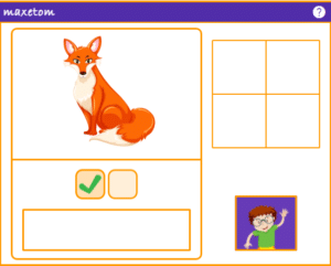 Jeu en ligne pour apprendre à lire - Localiser le son e dans les mots