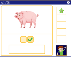 Jeu en ligne pour apprendre à lire - Localiser le son ch dans les mots