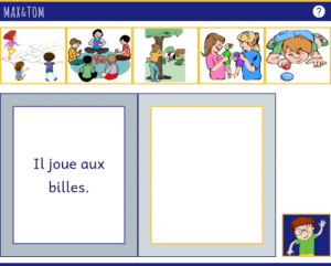 Jeu en ligne pour apprendre à lire - Lire des phrases avec des mots en j