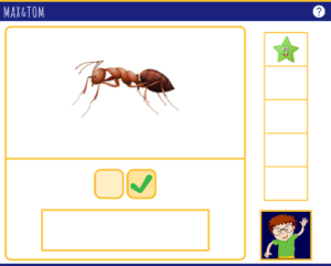 Jeu en ligne pour apprendre à lire - Localiser le son m dans les mots