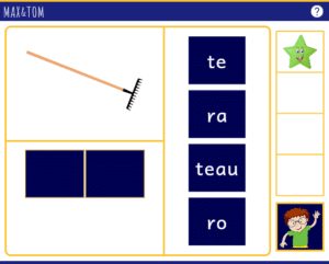 Jeu en ligne pour apprendre à lire - Fusionner des syllabes en r