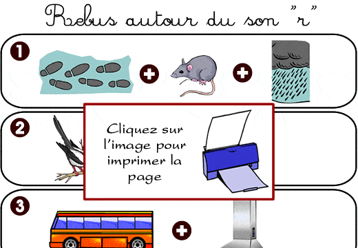Surprise pour le son r