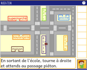 Jeu en ligne pour apprendre à lire - Lire et suivre une consigne