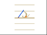Ecrire la lettre s en minuscule attachée