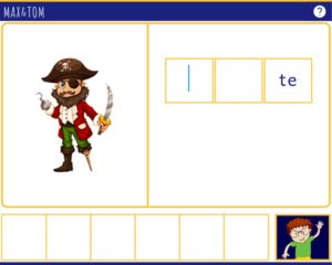 Jeu en ligne pour apprendre à lire - J'écris des mots en p