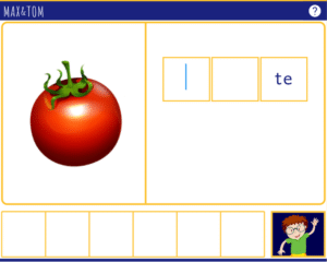 Jeu en ligne pour apprendre à lire - J'écris des mots en t