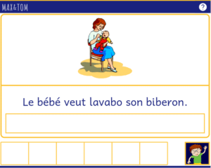 Jeu pour apprendre à lire - Je lis des phrases et je trouve l'intrus