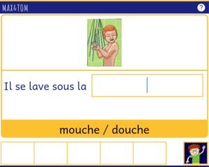 Jeu pour apprendre à lire - J'écris des phrases