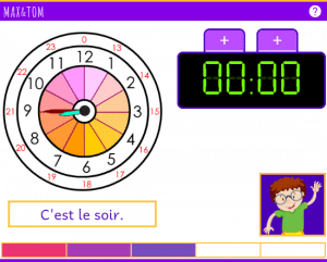 Jeu en ligne pour apprendre l'heure - 4