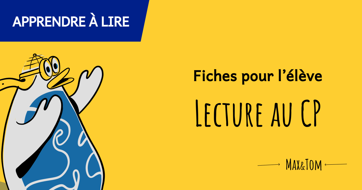 Fiches pour l'élève - Lecture au CP