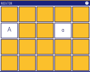 Jeu de memory de l'alphabet