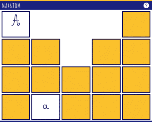 Jeu de memory de l'alphabet