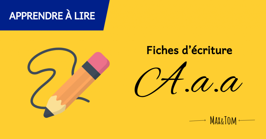 Fiches d'écritures à imprimer pour le CP