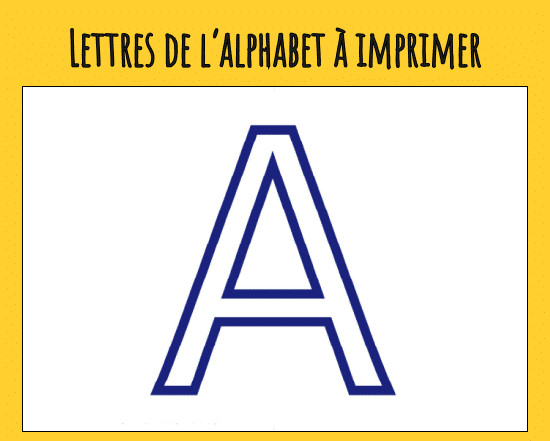 Activité manuelle avec les lettres de l'alphabet à imprimer et décorer
