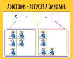 Additions et compléments à 10 - Une activité à imprimer
